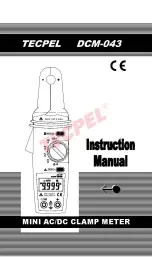 Preview for 1 page of TECPEL DCM-043 Instruction Manual