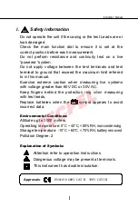 Preview for 3 page of TECPEL DCM-043 Instruction Manual