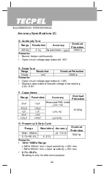 Preview for 3 page of TECPEL DMM8060 Operating Manual