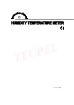 Предварительный просмотр 2 страницы TECPEL DTM-322 Instruction Manual