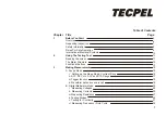 Preview for 2 page of TECPEL OS-81B Manual