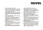 Preview for 10 page of TECPEL OS-81B Manual