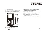 Preview for 24 page of TECPEL OS-81B Manual