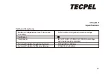 Preview for 42 page of TECPEL OS-81B Manual