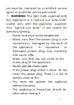 Предварительный просмотр 8 страницы TECro PVHG-T2801DL User Manual