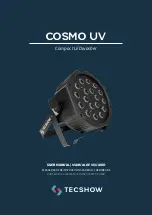 TECshow COSMO UV User Manual preview