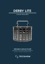 Preview for 1 page of TECshow DERBY LITE User Manual