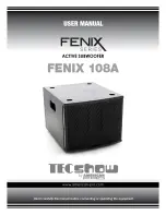 TECshow Fenix 108A User Manual preview