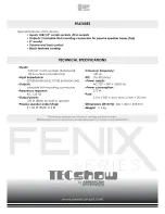 Preview for 4 page of TECshow Fenix 108A User Manual