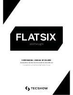 Preview for 1 page of TECshow FLATSIX User Manual