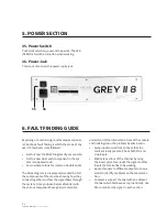 Preview for 8 page of TECshow GREY II 6 User Manual