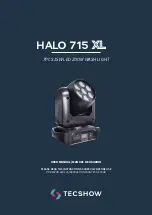 Предварительный просмотр 1 страницы TECshow HALO 715 XL User Manual