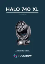 Предварительный просмотр 1 страницы TECshow HALO 740 XL User Manual