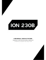 Предварительный просмотр 1 страницы TECshow iON 230B User Manual