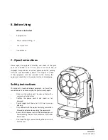 Предварительный просмотр 3 страницы TECshow Mini Hive-10 User Manual