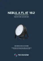 Предварительный просмотр 1 страницы TECshow NEBULA FLAT 162 User Manual