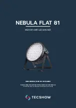 TECshow NEBULA FLAT 81 User Manual предпросмотр