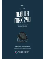 Preview for 1 page of TECshow NEBULA MAX 162 User Manual