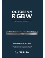 TECshow Octobeam RGBW User Manual предпросмотр