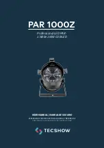 TECshow PAR 1000Z User Manual preview