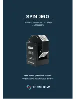 TECshow SPIN 360 User Manual preview