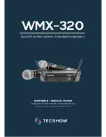 TECshow WMX-320 User Manual preview