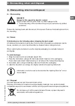 Preview for 17 page of Tecsis F3203 Operating Instructions Manual