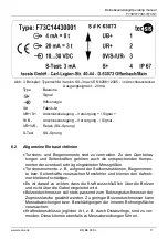 Preview for 11 page of Tecsis F7301 Operating Manual