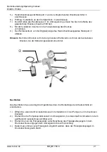 Предварительный просмотр 21 страницы Tecsis Manoport E3905 Operating Manual