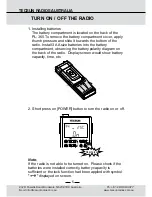 Preview for 7 page of Tecsun PL-365 Operation Manual