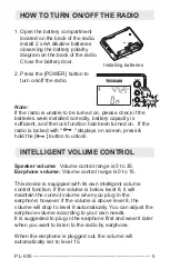 Preview for 7 page of Tecsun PL-505 Operation Manual