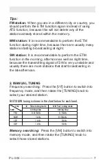 Preview for 9 page of Tecsun PL-505 Operation Manual