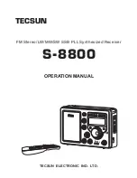 Preview for 1 page of Tecsun S-8800 Operation Manual