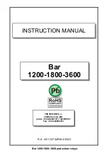 TECSYSTEM Bar 1200 Instruction Manual preview