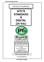 TECSYSTEM NT579 Instruction Manual предпросмотр