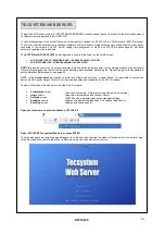 Preview for 21 page of TECSYSTEM NT935 WS Instruction Manual