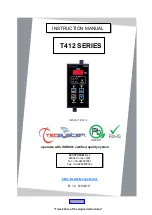 TECSYSTEM T412 Series Instruction Manual preview