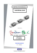 Предварительный просмотр 1 страницы TECSYSTEM TG180 Instruction Manual