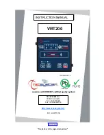 TECSYSTEM VRT200 Instruction Manual предпросмотр