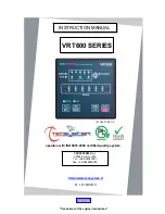 TECSYSTEM VRT600 SERIES Instruction Manual preview