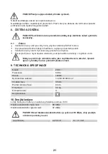 Предварительный просмотр 21 страницы TecTake 400990 Instruction Manual