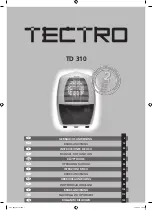 Tectro TD 310 Operating Manual предпросмотр