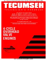 Tecumseh 695244a Technician'S Handbook preview