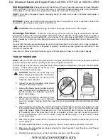 Preview for 6 page of Tecumseh 695244a Technician'S Handbook