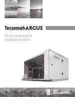 Preview for 1 page of Tecumseh Argus Installation Instructions Manual