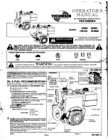 Preview for 1 page of Tecumseh HHM80 Operator'S Manual