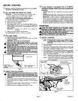 Preview for 3 page of Tecumseh HHM80 Operator'S Manual