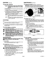 Preview for 5 page of Tecumseh HHM80 Operator'S Manual