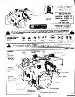 Preview for 1 page of Tecumseh HMSK100 Operator'S Manual