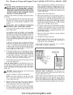 Preview for 4 page of Tecumseh HSK840 Technician'S Handbook